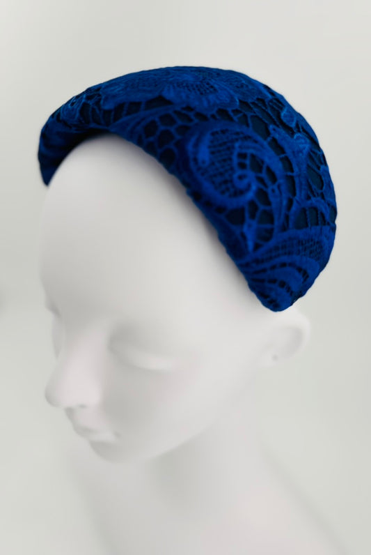 Royal Blue Guipure Lace Bolero